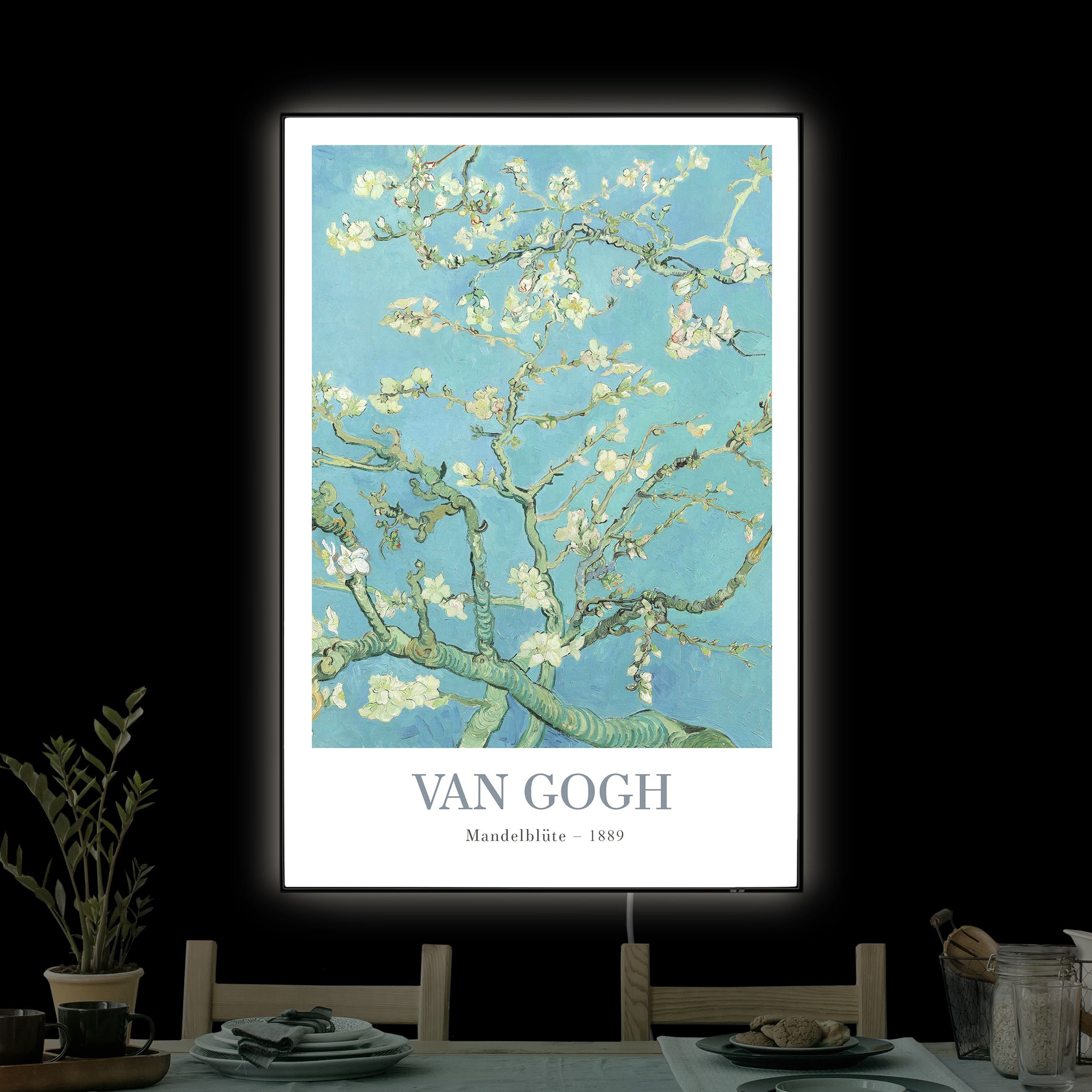 LED-Wechselbild Vincent van Gogh - Mandelblüte - Museumsedition günstig online kaufen