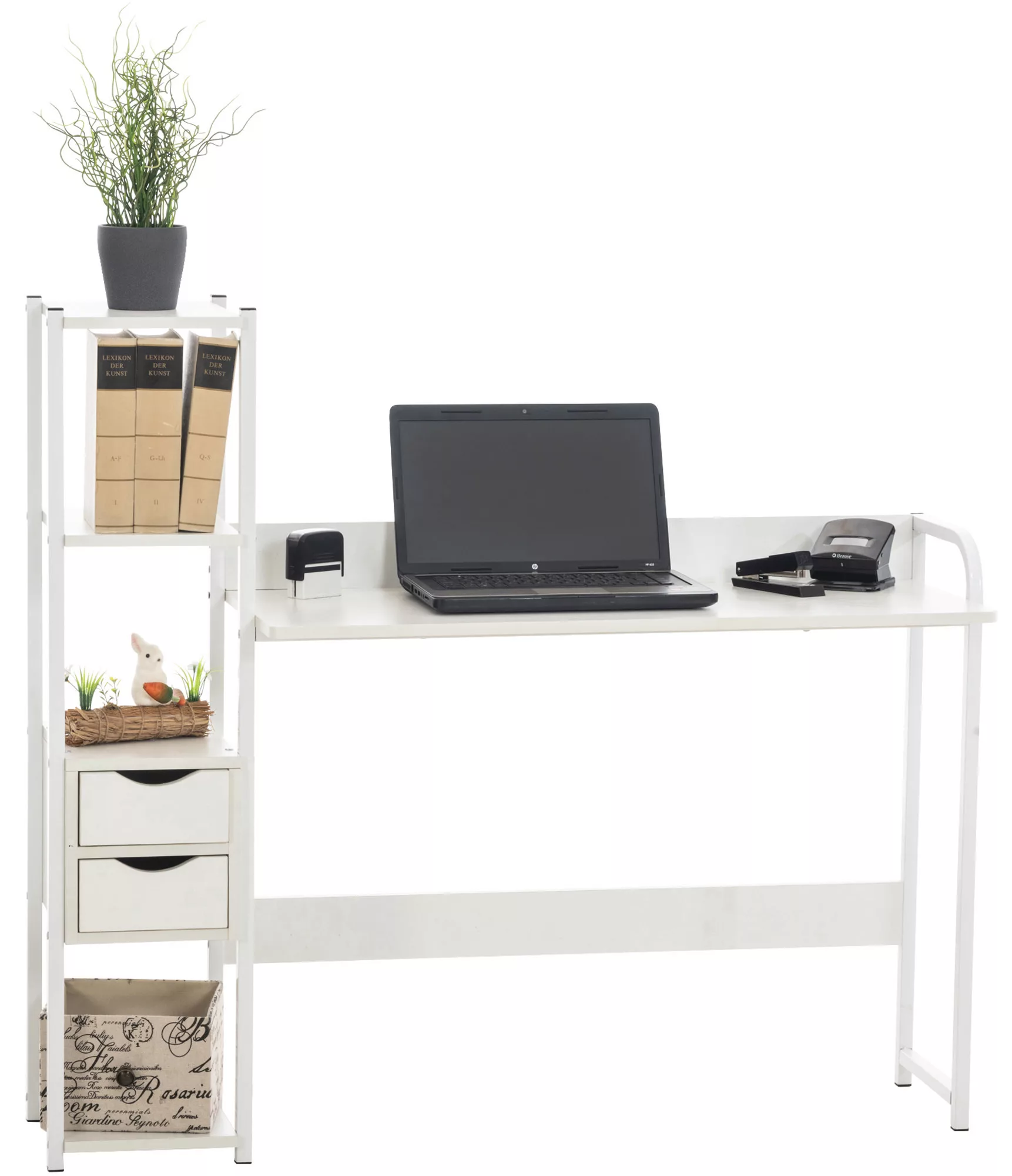 Schreibtisch Widnes Weiß/weiß günstig online kaufen