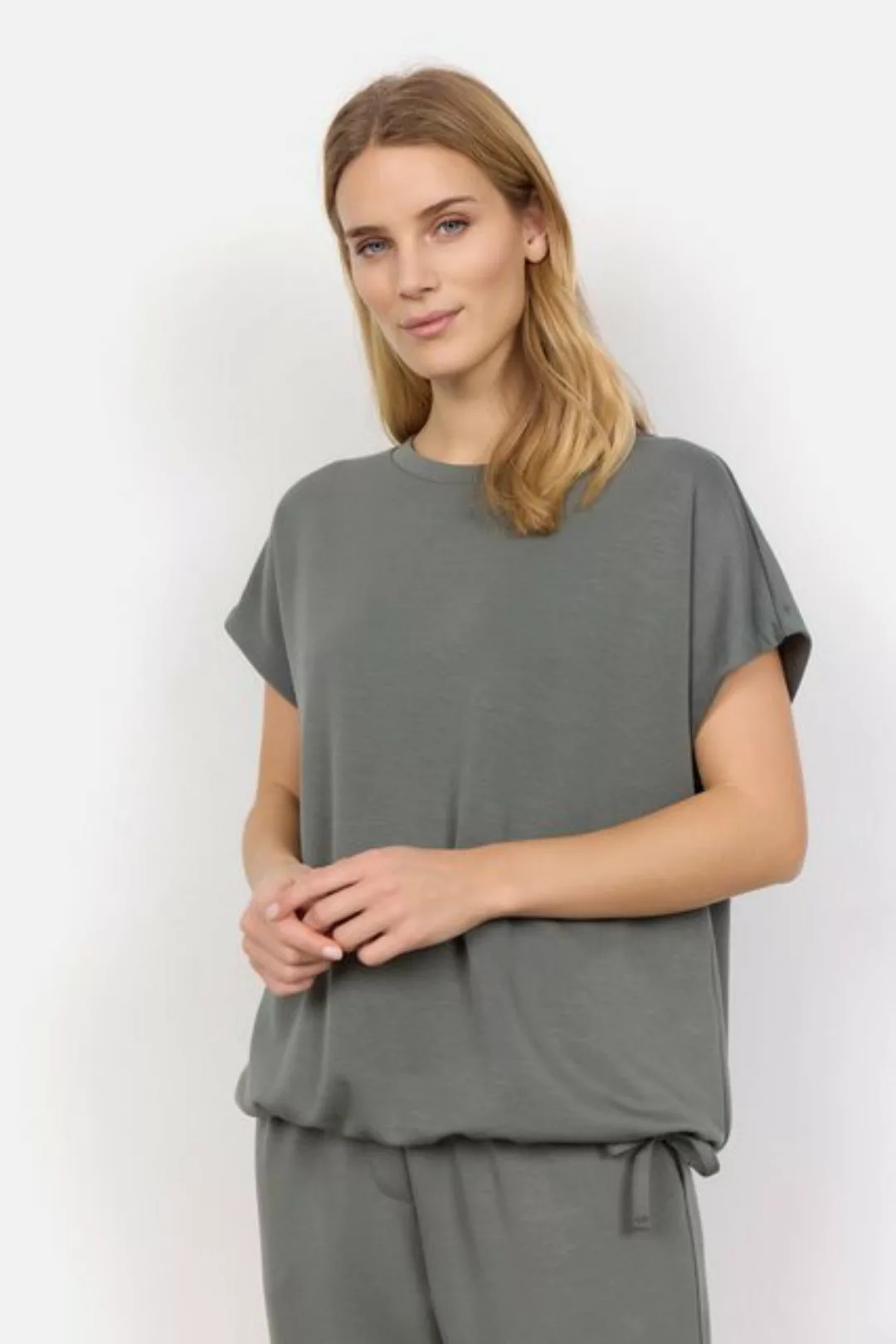 soyaconcept T-Shirt Soyaconcept T-Shirt SC-Banu in Misty (1-tlg) Tunnelzugb günstig online kaufen