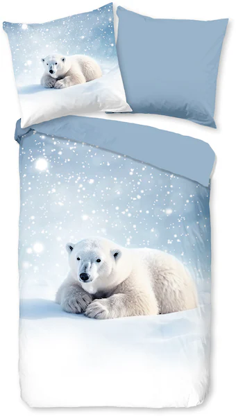 good morning Kinderbettwäsche »Esben«, Flanell, Biber, 135x200, Winter, War günstig online kaufen