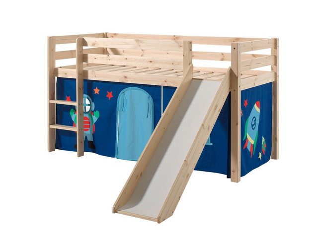 58 aufm Kessel Bettgestell Spielbett mit Rutsche Karolina 210x218x114 Kinde günstig online kaufen