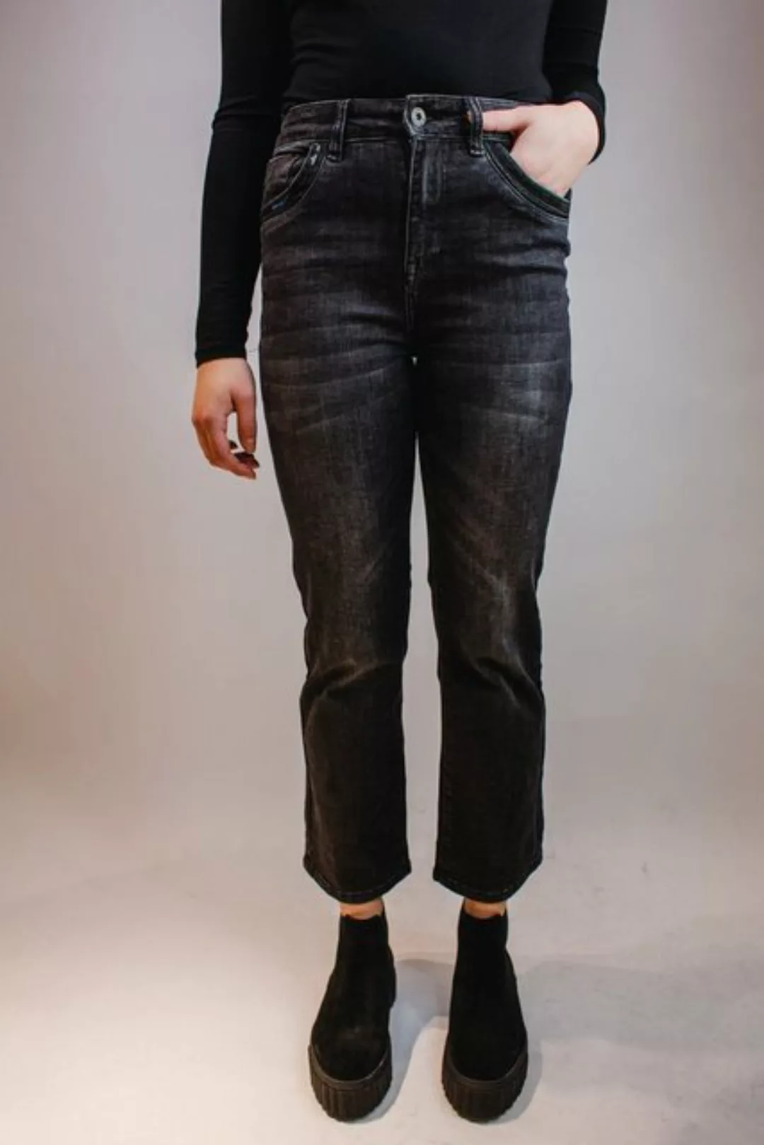 Blue Monkey 5-Pocket-Jeans Jeans Blue Monkey anthrazit günstig online kaufen