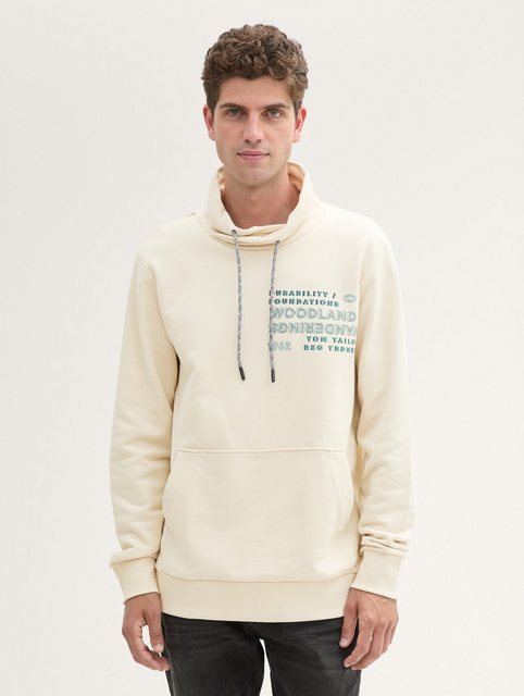 TOM TAILOR Sweatshirt Sweatshirt mit Textprint günstig online kaufen