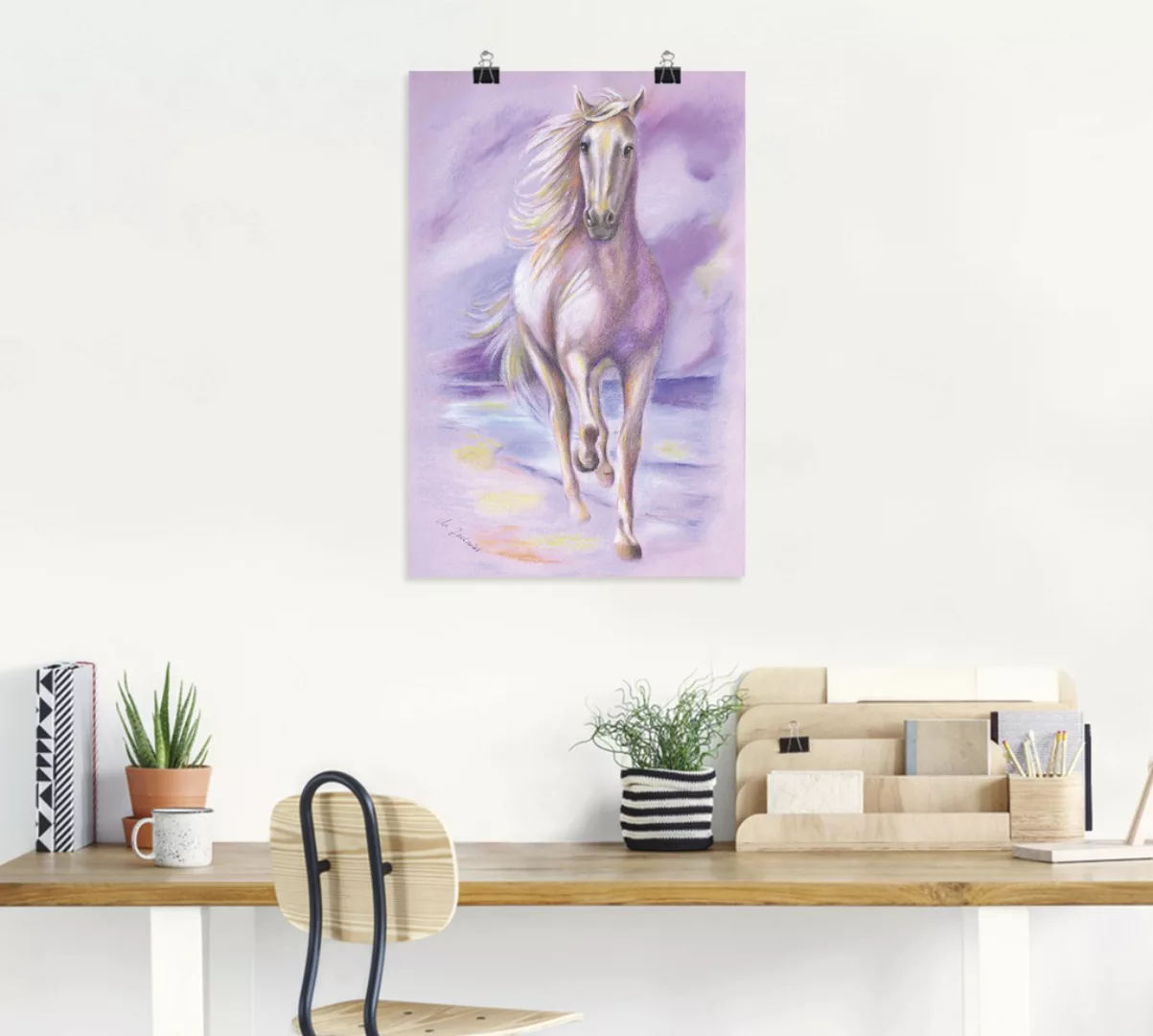 Artland Wandbild »Traumpferd«, Haustiere, (1 St.), als Leinwandbild, Poster günstig online kaufen
