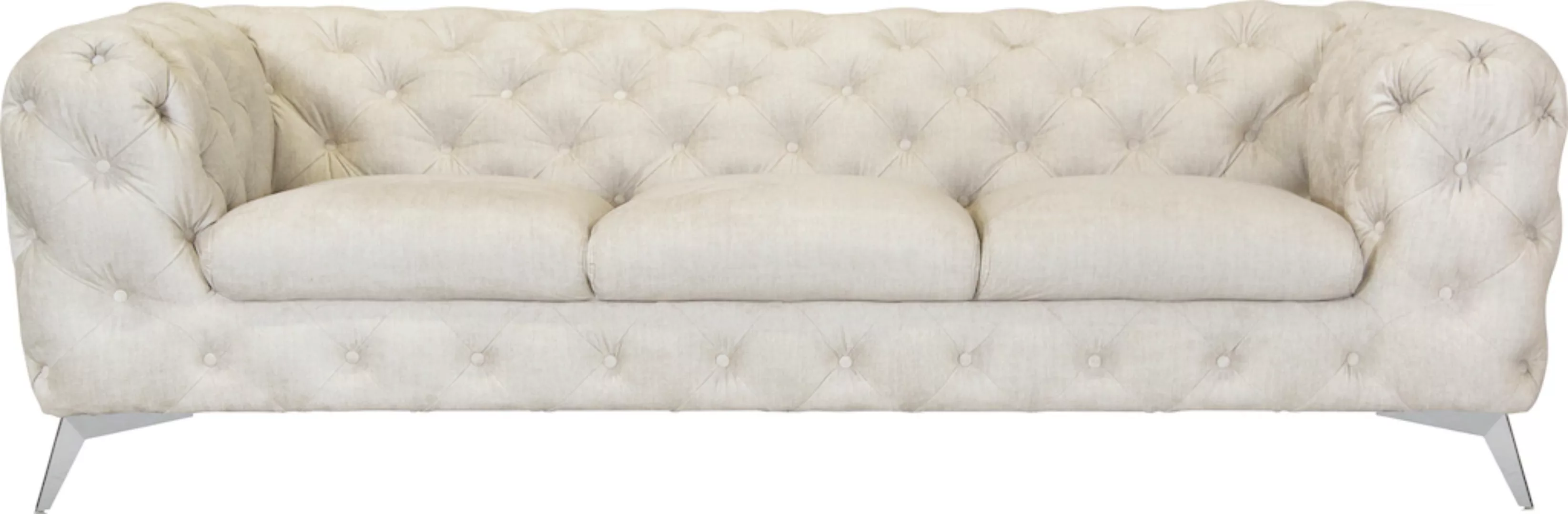 Leonique Chesterfield-Sofa "Glynis", aufwändige Knopfheftung, moderne Chest günstig online kaufen