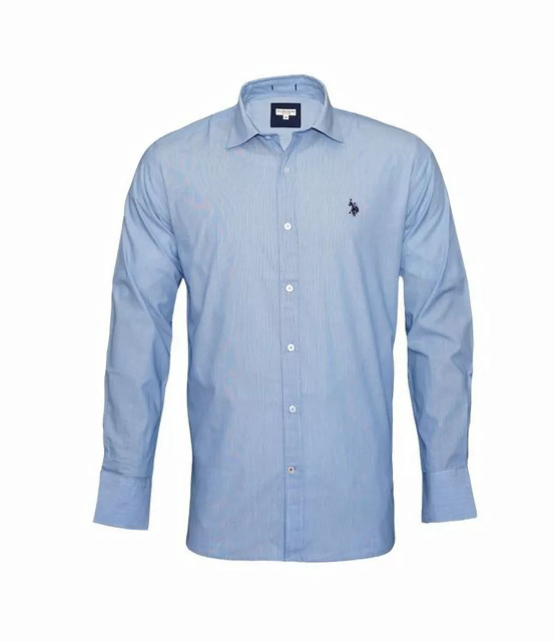 U.S. Polo Assn Langarmhemd Hemd Popline Langarmhemd Button Down Shirt günstig online kaufen