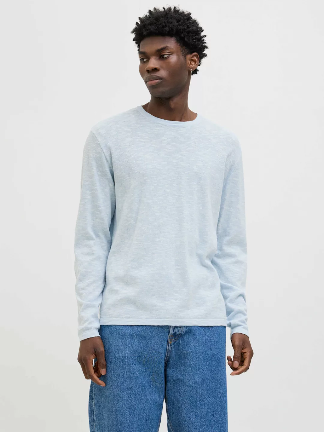 Jack & Jones Rundhalspullover "JJESUMMER KNIT CREW NECK SN", mit Rundhalsau günstig online kaufen