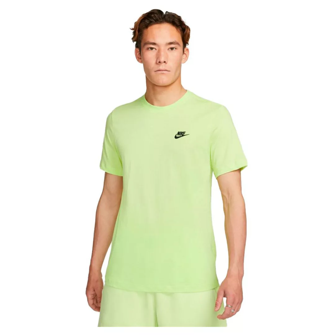 Nike Sportswear Club Kurzarm T-shirt M Lt Lemon Twist / Black günstig online kaufen