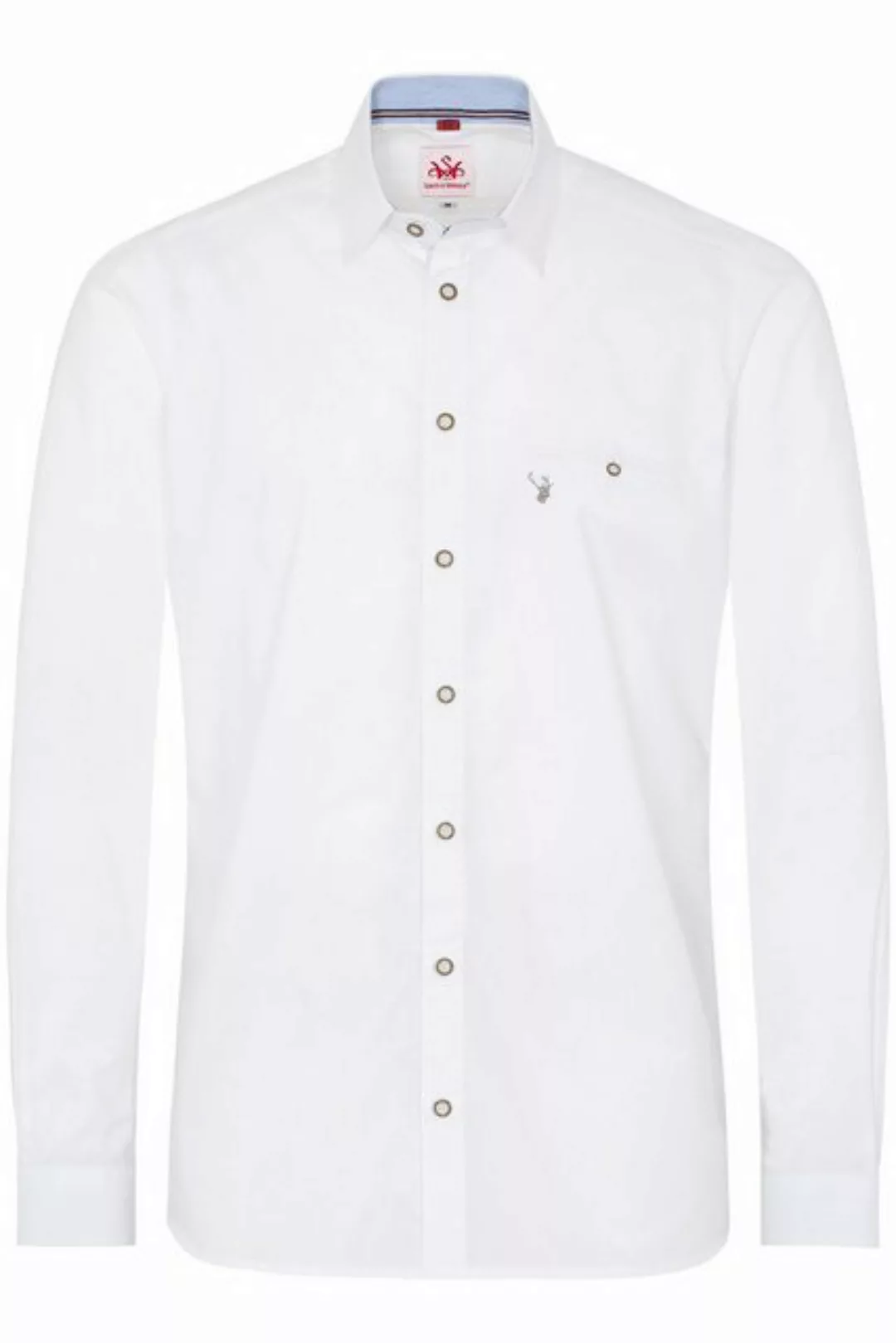 Spieth & Wensky Trachtenhemd Trachtenhemd - PERDIX - weiß/hellblau, weiß/ta günstig online kaufen