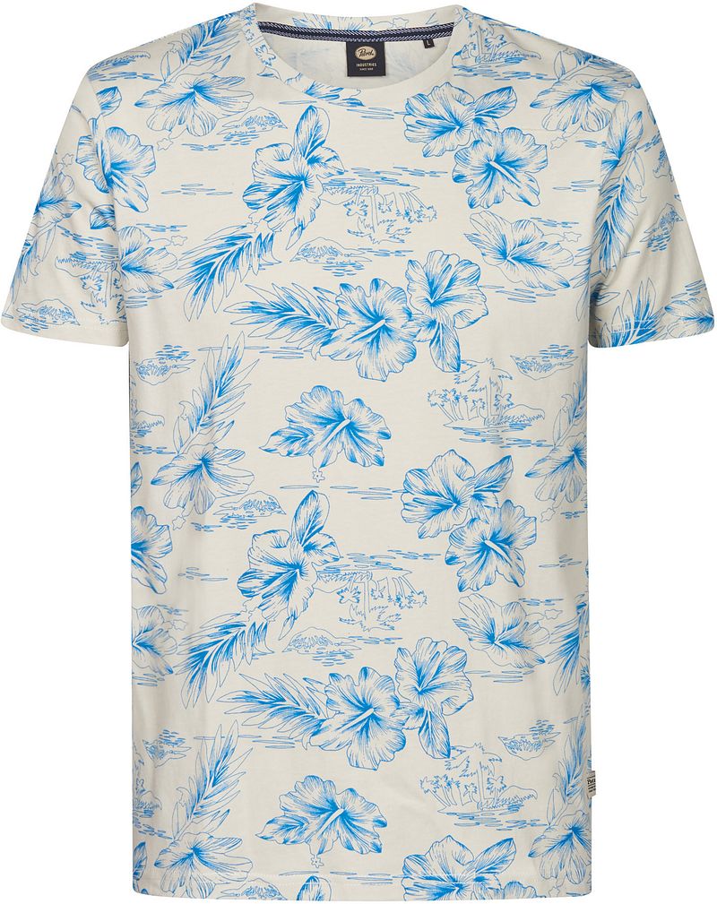 Petrol T-Shirt Crestview Print Blau - Größe XL günstig online kaufen