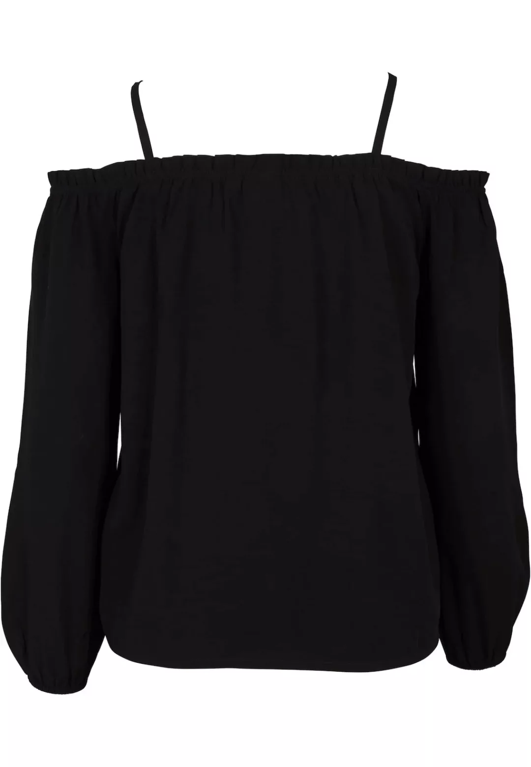 URBAN CLASSICS Langarmshirt "Urban Classics Damen Ladies Cold Shoulder Long günstig online kaufen