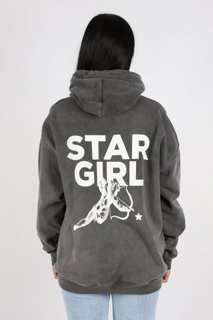 Worldclassca Hoodie Worldclassca Oversized Hoodie STAR GIRL Print Kapuzenpu günstig online kaufen