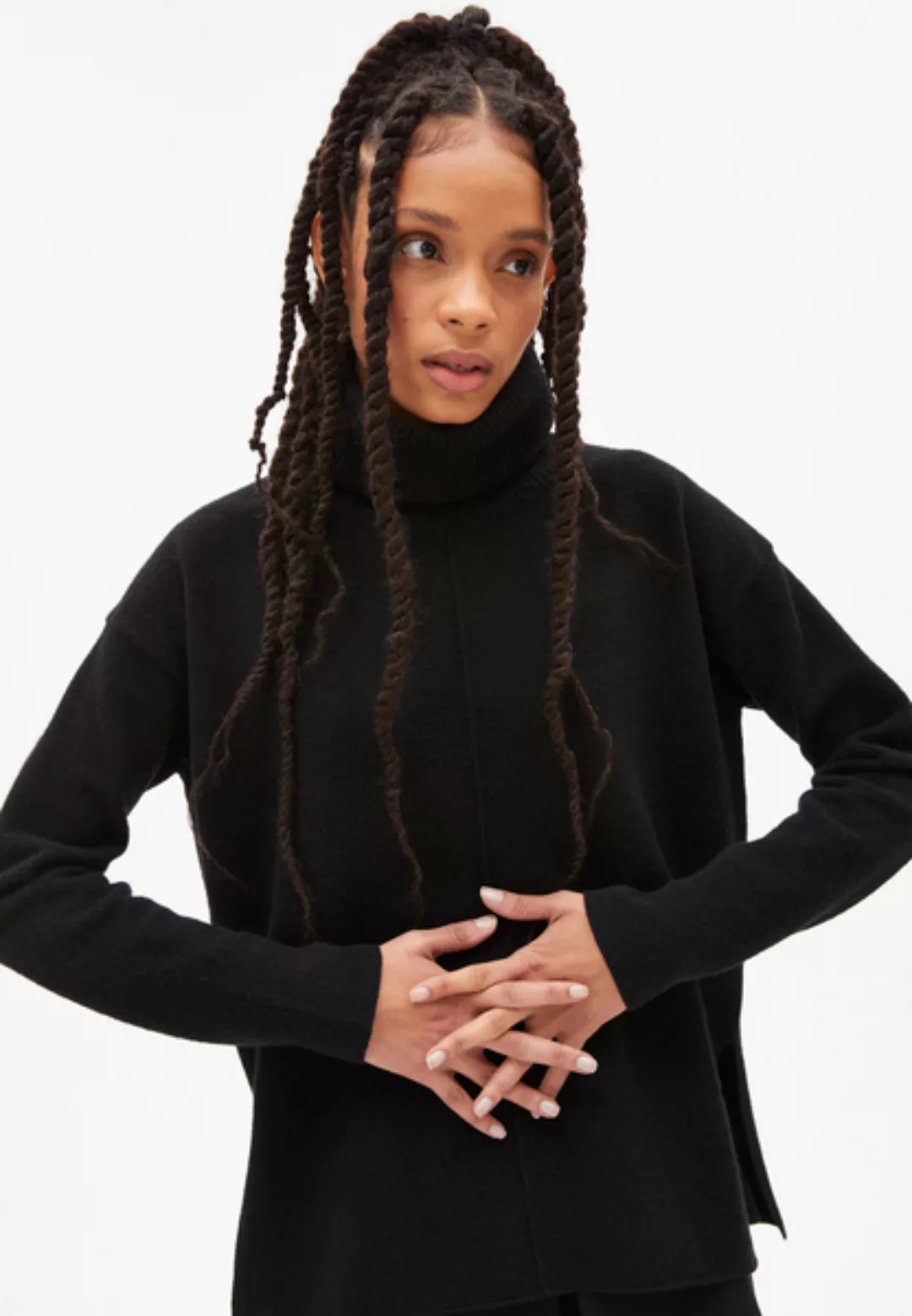 Rayaa Recycled Wool - Damen Pullover Aus Woll Mix günstig online kaufen