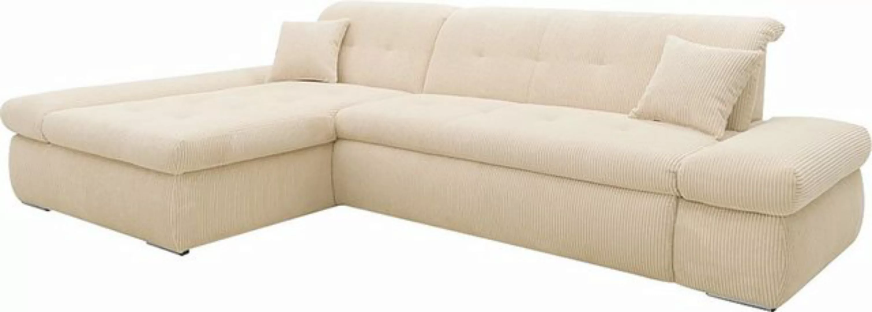 DOMO collection Ecksofa "Moric Luxus - B/T/H 300/172/80 cm, XXL-Format", L- günstig online kaufen