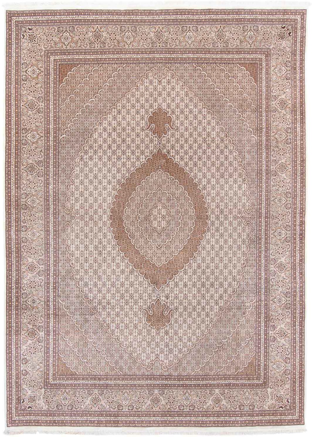 morgenland Orientteppich »Perser - Täbriz - 355 x 248 cm - hellbraun«, rech günstig online kaufen