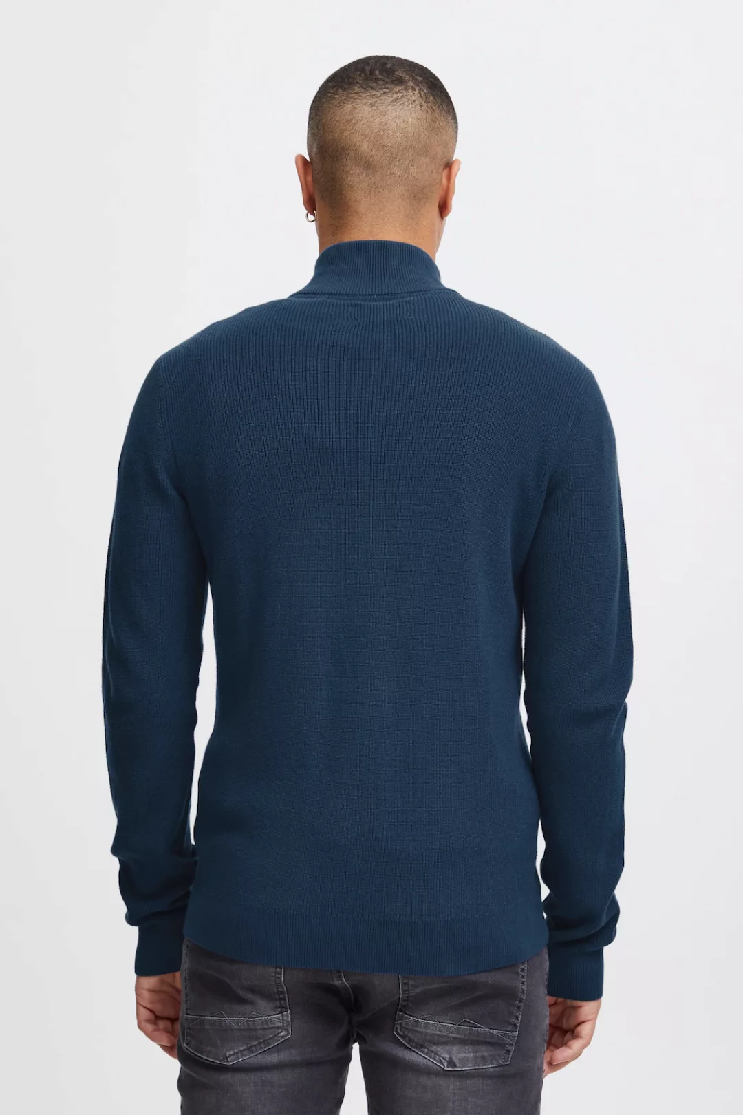 Blend Stehkragenpullover "BHCodford zipthrough" günstig online kaufen