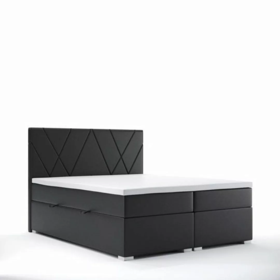 JVmoebel Boxspringbett Luxus Schlafzimmer Bett Polster Stoff Design Doppelb günstig online kaufen