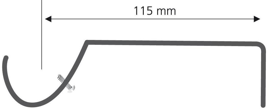 Liedeco Träger, Gardinenstangen, (Set, 2-St), für günstig online kaufen