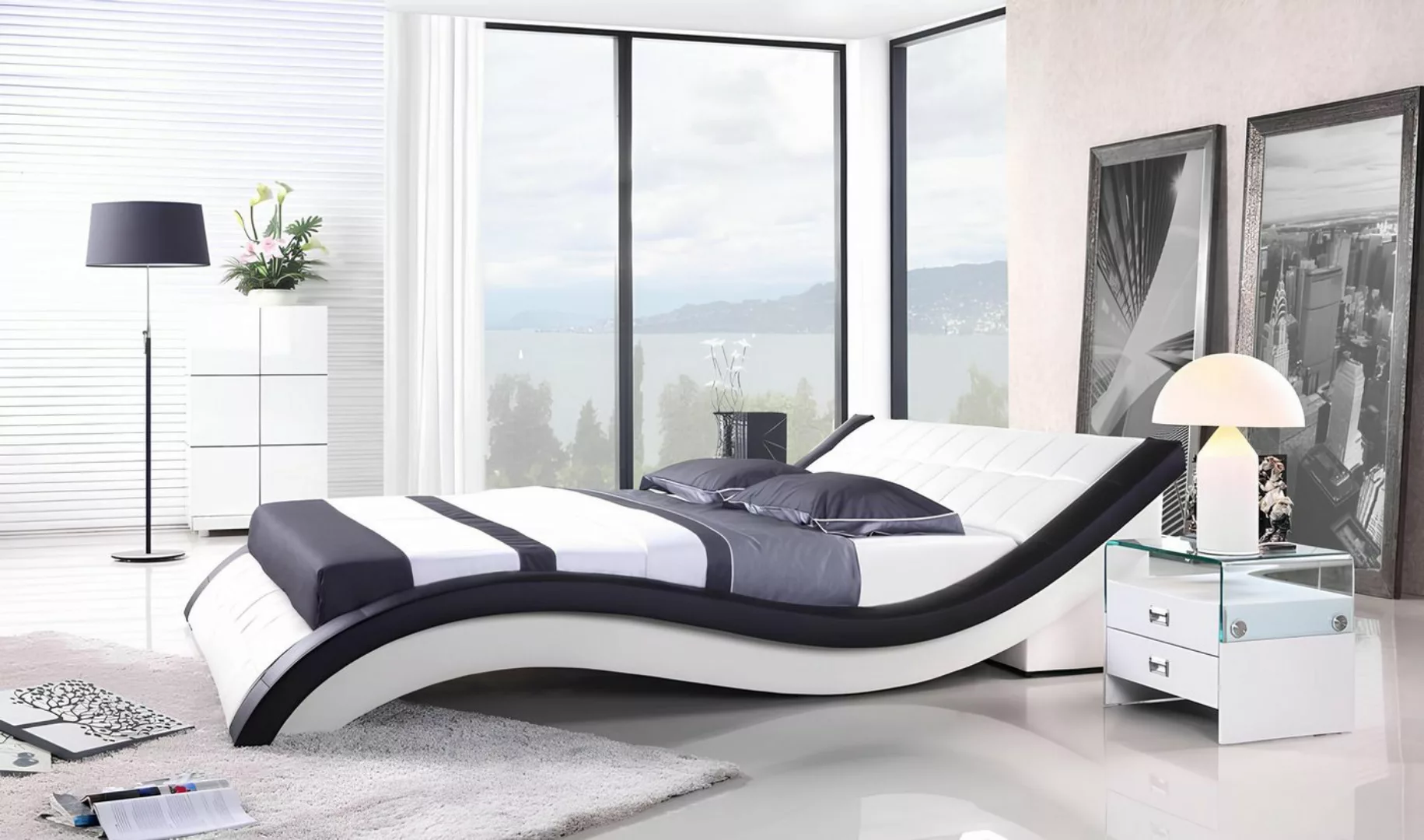 Xlmoebel Bett Neu Luxus Metall Design für Doppelbett im Ehe-Schlafzimmer (B günstig online kaufen