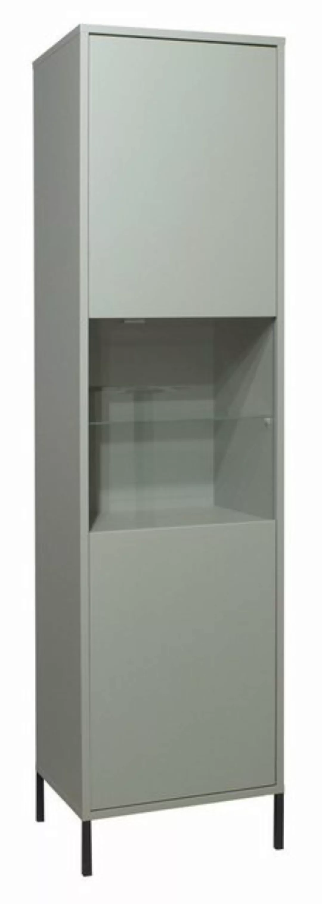 58 aufm Kessel Vitrine Wohnzimmer Erna 51x45x197 Vitrinenschrank Pinie Gree günstig online kaufen