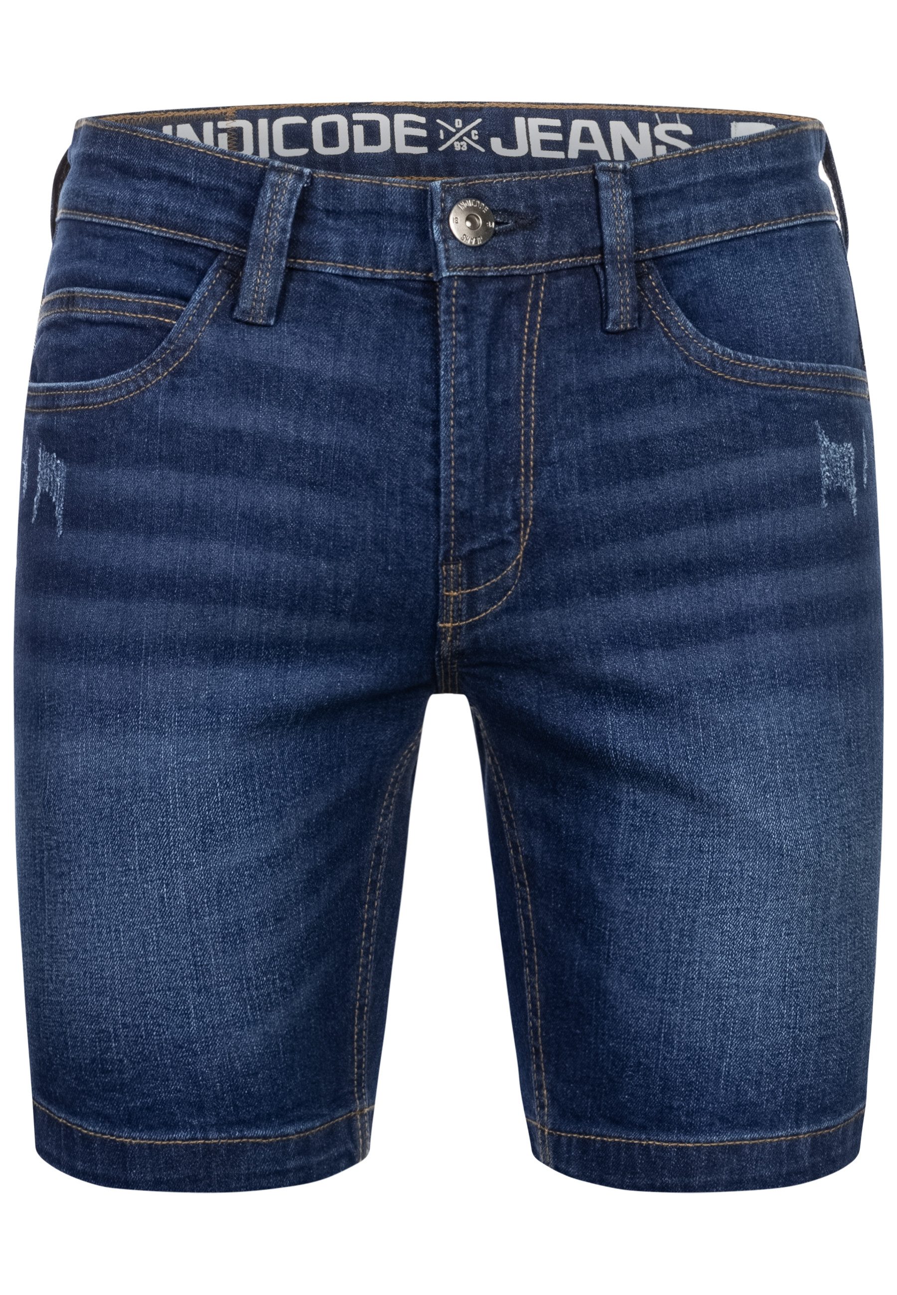 Indicode Jeansshorts INMCFly stretchy Denim-Shorts mit günstig online kaufen
