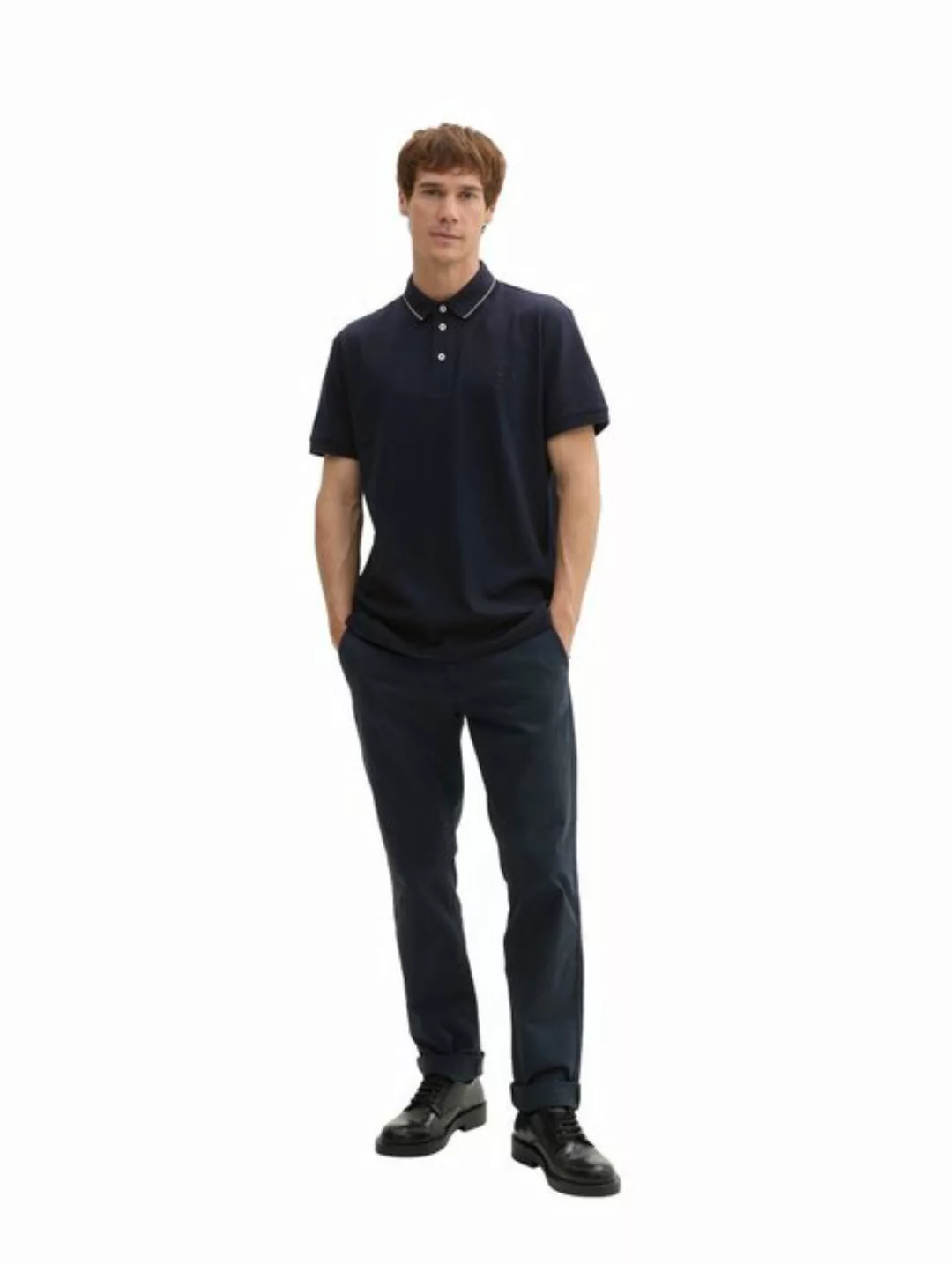 TOM TAILOR Poloshirt mit Logo Print günstig online kaufen