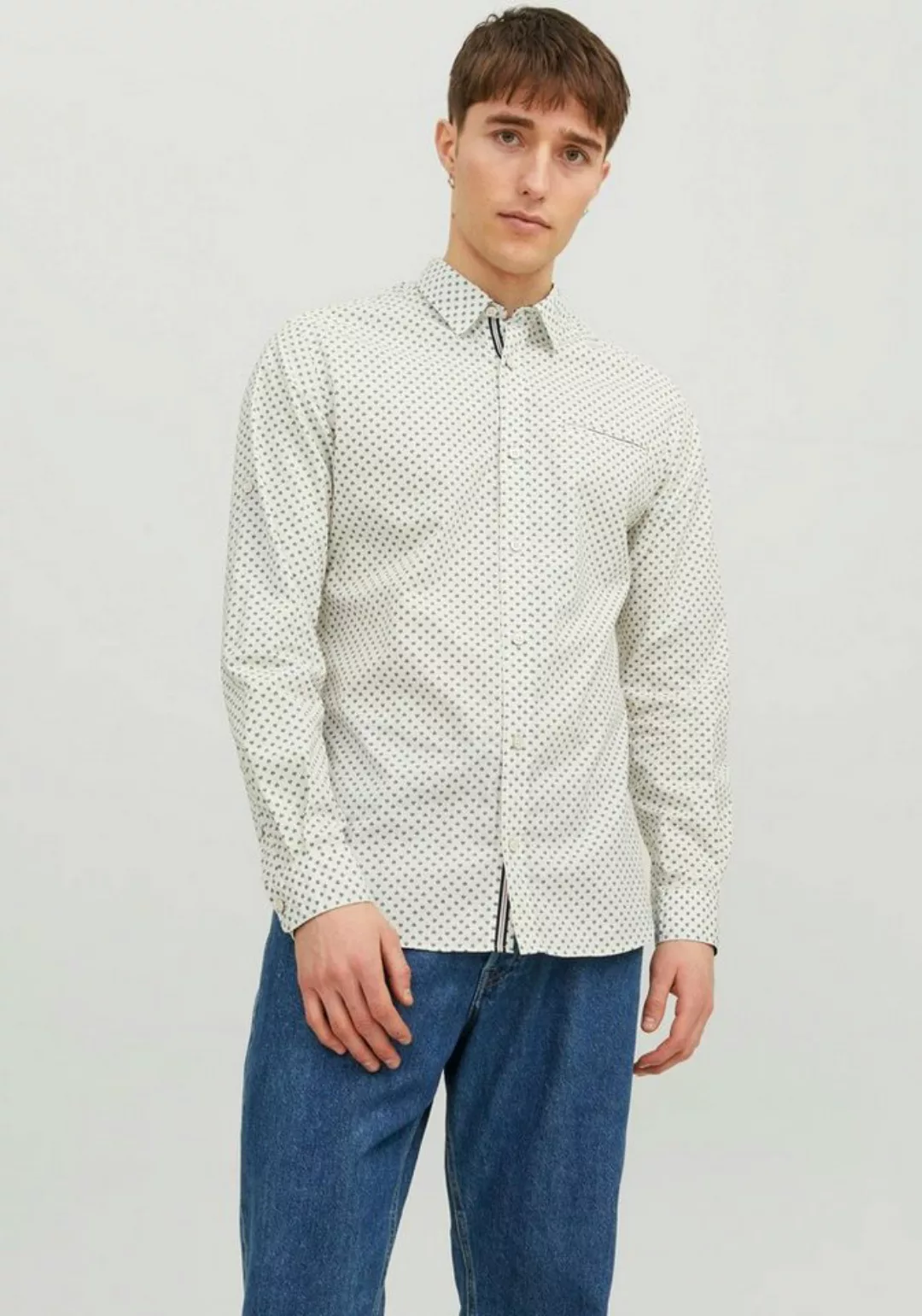 Jack & Jones Langarmhemd JJEREMY DETAIL SHIRT LS NOOS günstig online kaufen