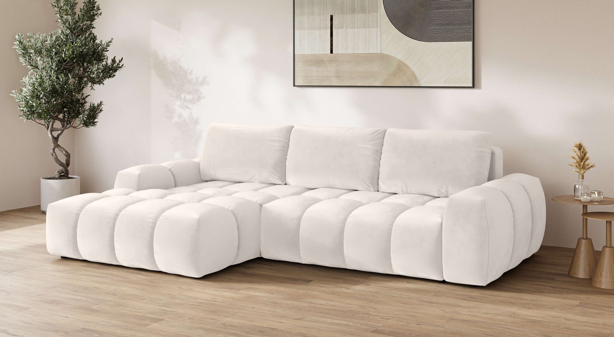 INOSIGN Ecksofa AZITA klein optionale Schlafsofa günstig online kaufen