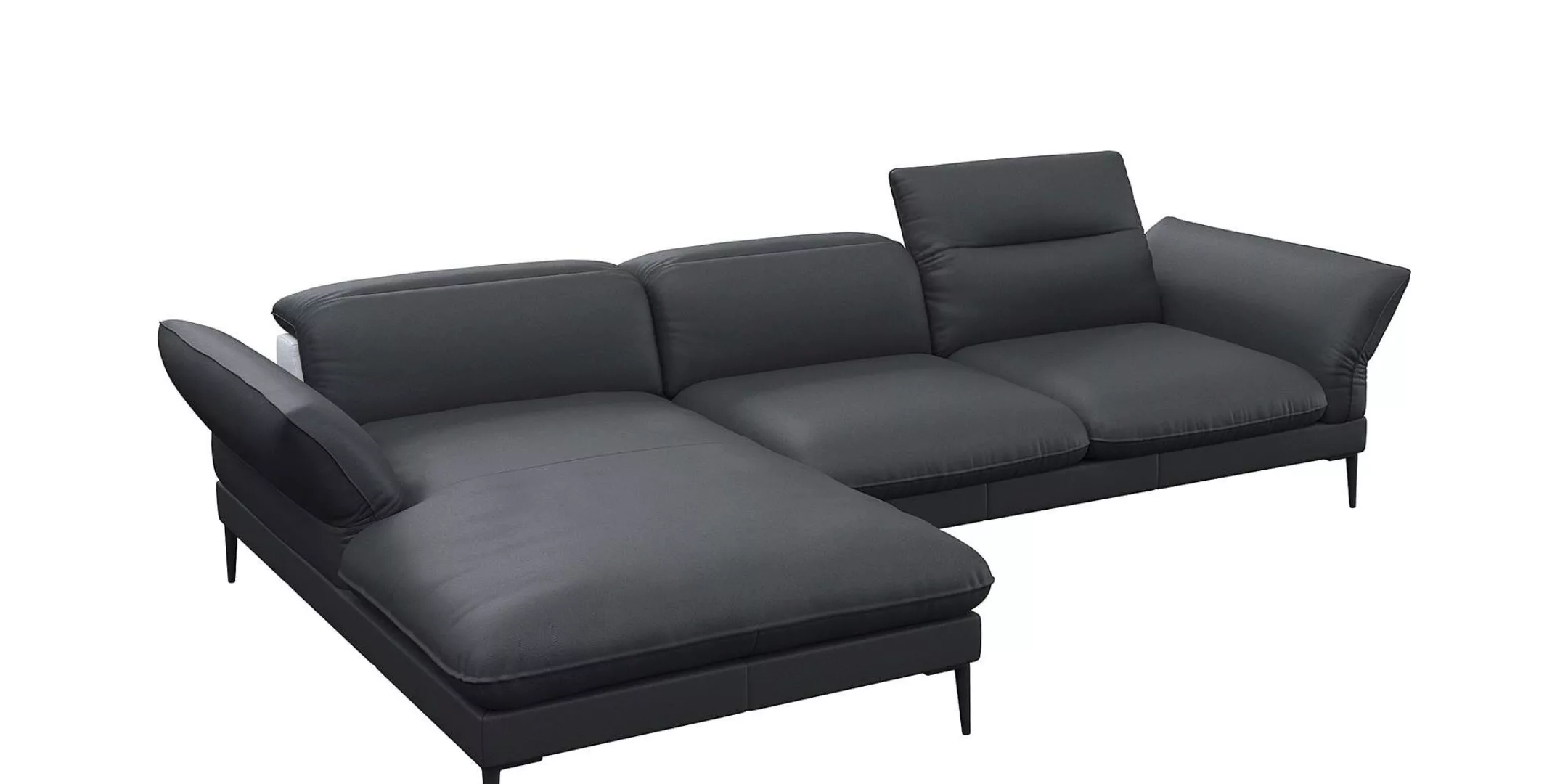 FLEXLUX Ecksofa »Salino, Funktionssofa mit Recamiere, Relaxsofa, Ecksofa«, günstig online kaufen