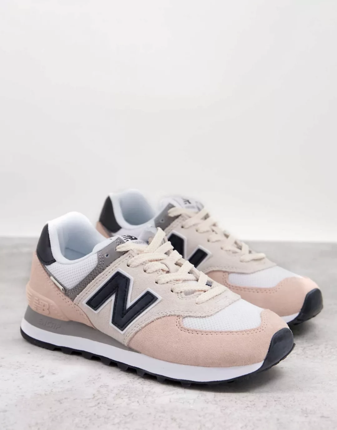 New Balance – 574 – Sneaker in Pfirsich-Neutral günstig online kaufen
