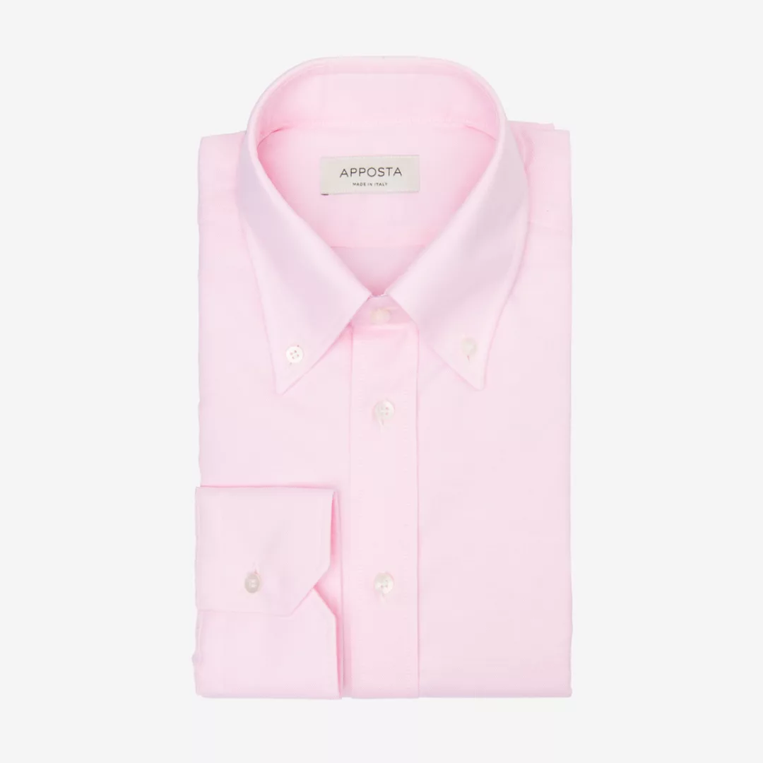 Hemd  einfarbig  rosa 100% reine baumwolle oxford dreifach gezwirnt supima, günstig online kaufen