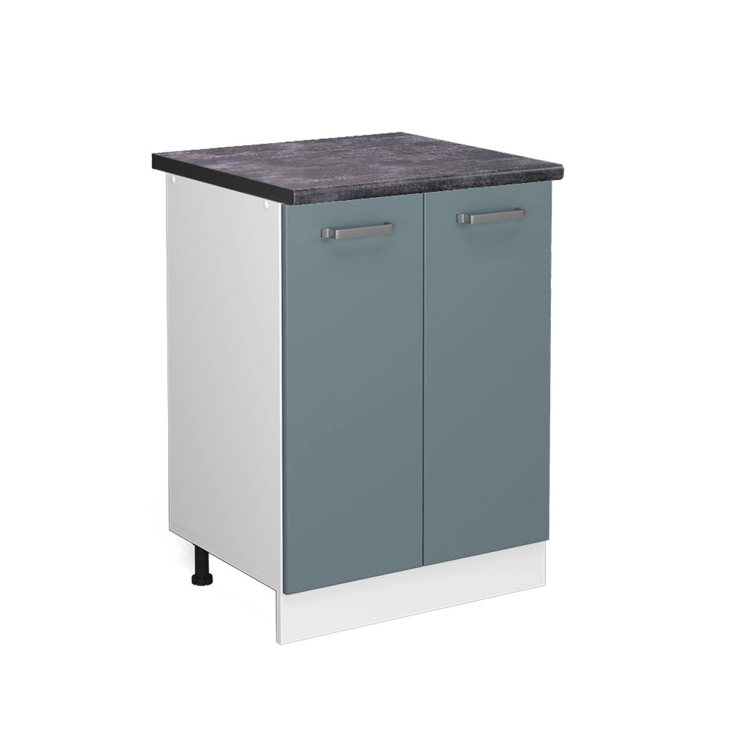 Vicco Unterschrank R-Line, Blau-Grau/Weiß, 60 cm, günstig online kaufen