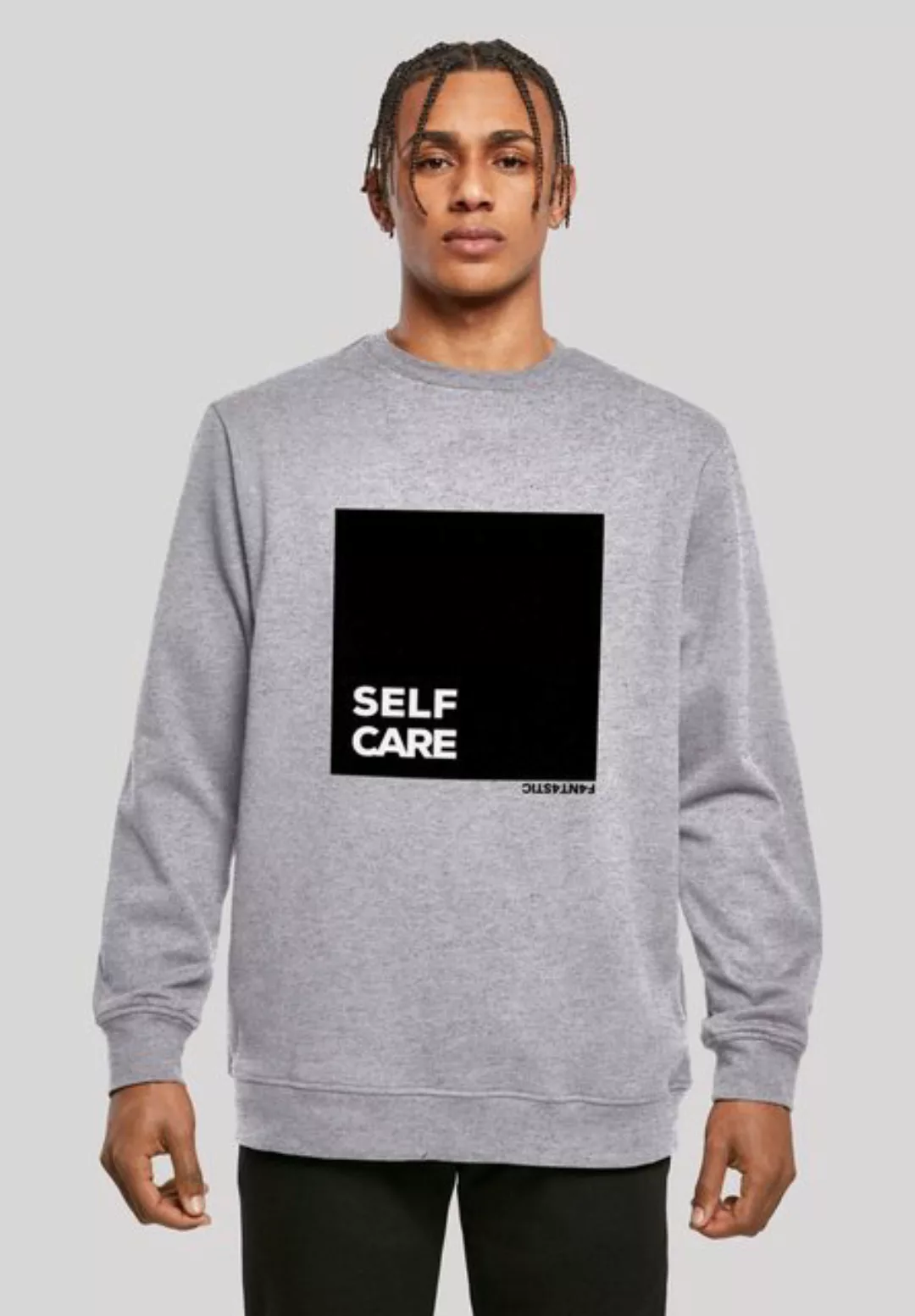 F4NT4STIC Kapuzenpullover SELF CARE CREWNECK Print günstig online kaufen