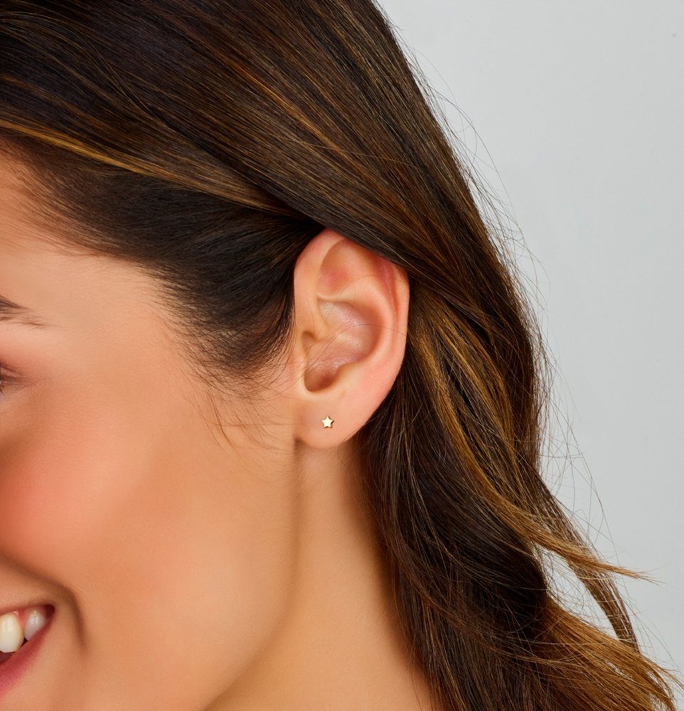 NICEANDnoble Paar Ohrstecker 585er Gelbgold kleine günstig online kaufen