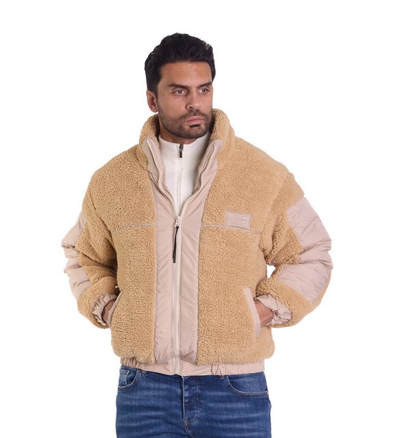 Denim Distriqt Winterjacke Herren Teddy Jacke Winterjacke Beige S günstig online kaufen