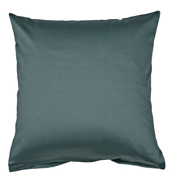 Janine Janine Mako-Satin Bettwäsche Colors 31001 mineralgrün Größe:  80x80 günstig online kaufen