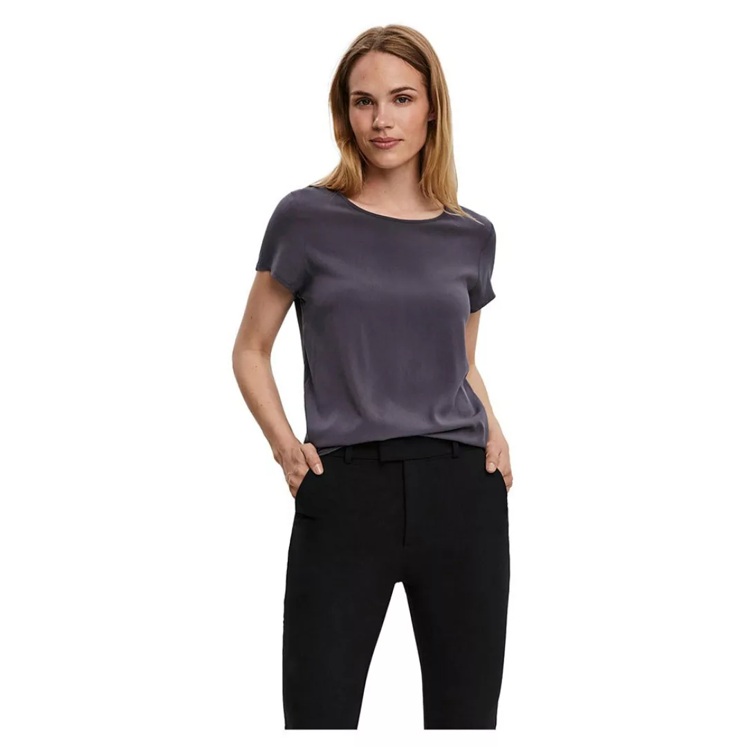 Vero Moda Becca Plain Kurzärmeliges T-shirt XL Ombre Blue günstig online kaufen
