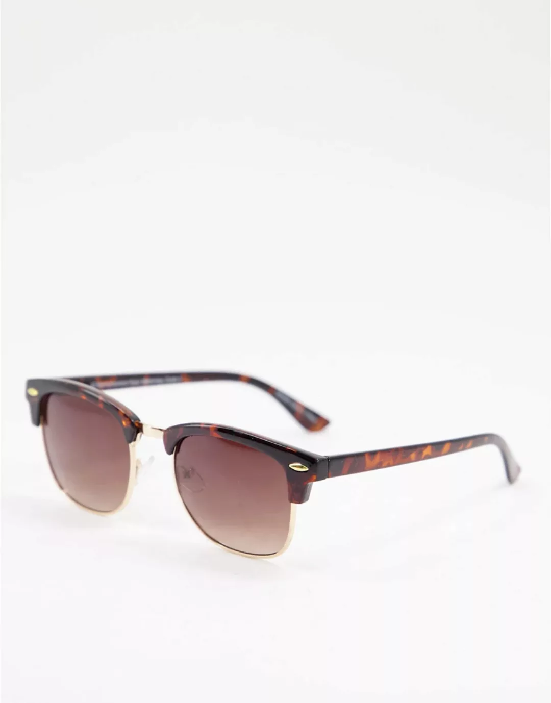 Accessorize – Cally – Retro-Sonnenbrille in Schildpatt-Optik mit braunen Gl günstig online kaufen