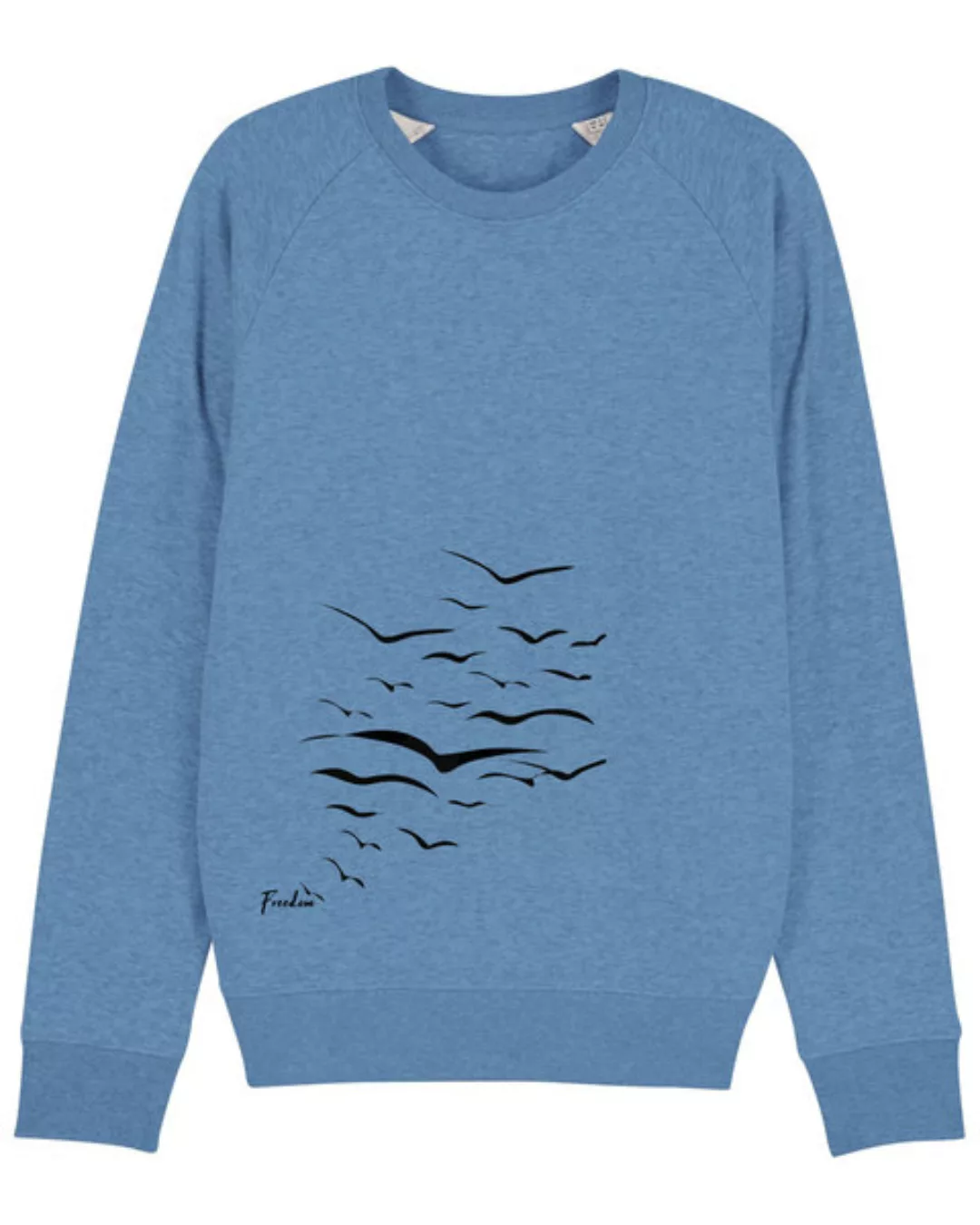 Bio Herren Sweatshirt "Practice - Free Birds" In 5 Farben günstig online kaufen
