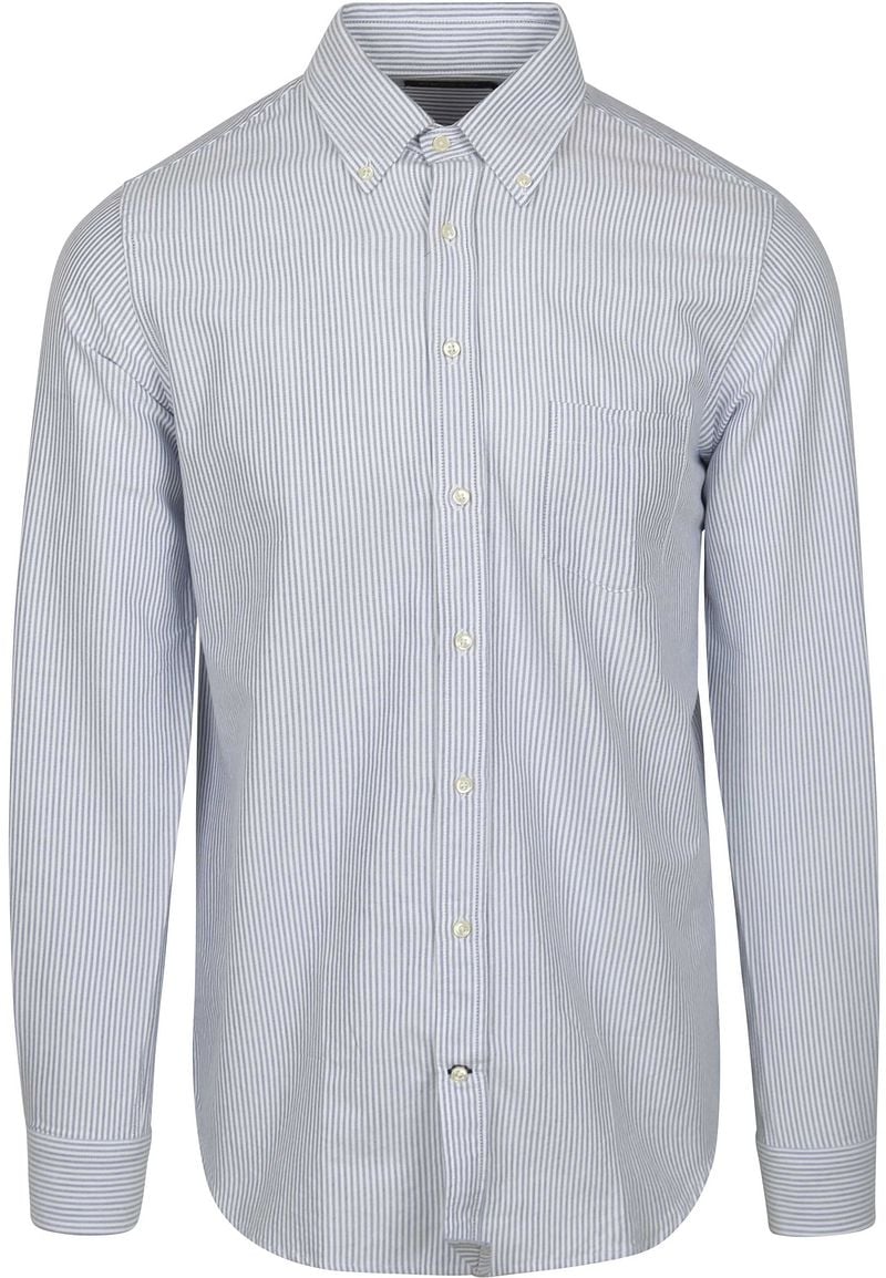 Steppin' Out Hemd Oxford Streifen Hellblau   - Größe XXL günstig online kaufen