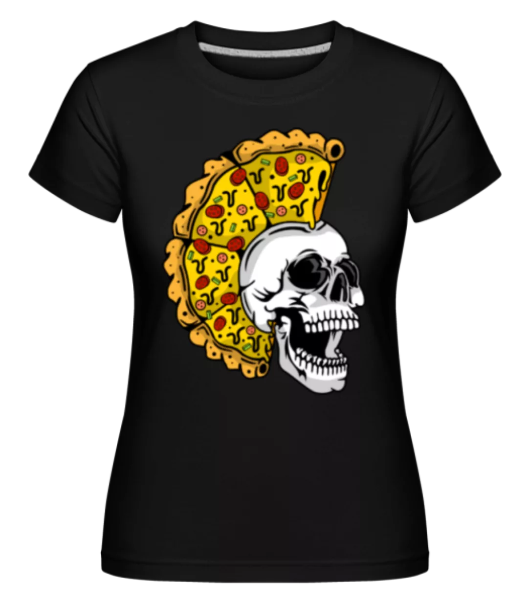 Skull Pizza · Shirtinator Frauen T-Shirt günstig online kaufen
