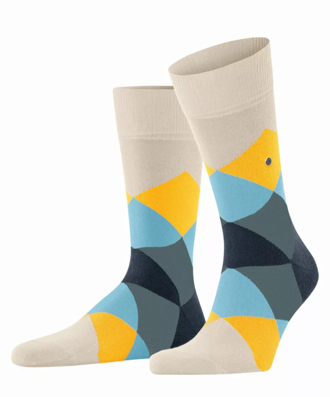 Burlington Clyde Herren Socken, 40-46, Beige, Raute, Baumwolle, 20942-40000 günstig online kaufen