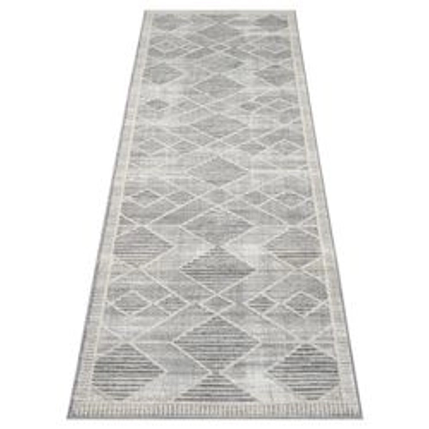 payé Teppich Esso 78 Hochflor 80x300 cm Grau günstig online kaufen