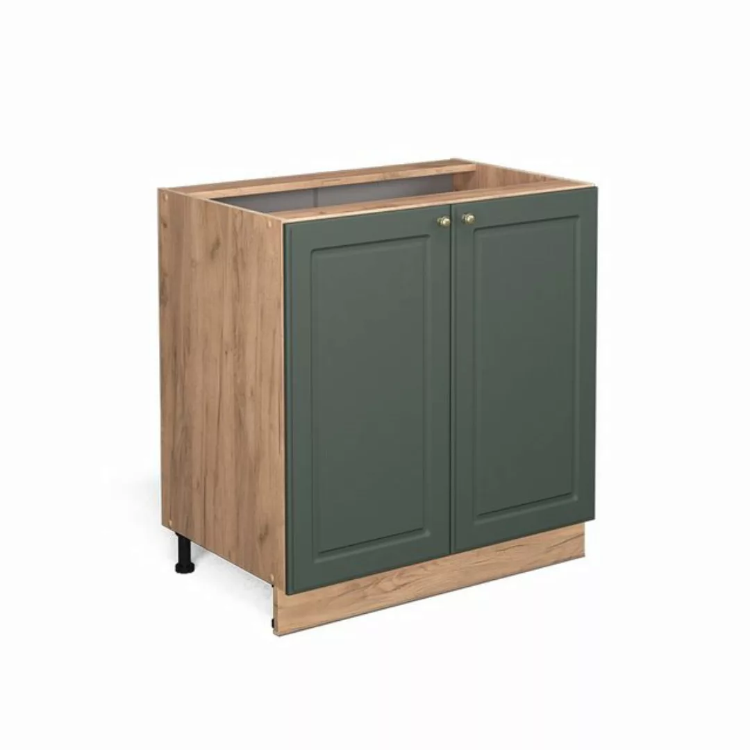 Vicco Unterschrank Küchenschrank 80 cm FAME-LINE Goldkraft Grün-Gold Landha günstig online kaufen