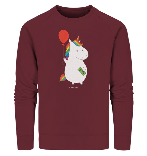 Mr. & Mrs. Panda Longpullover Größe S Einhorn Luftballon - Burgundy - Gesch günstig online kaufen