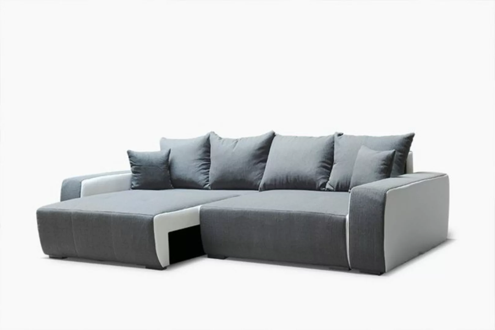 Fun Möbel Big-Sofa Megasofa Couchgarnitur REGGIO in Stoff Poso mit Schlaffu günstig online kaufen