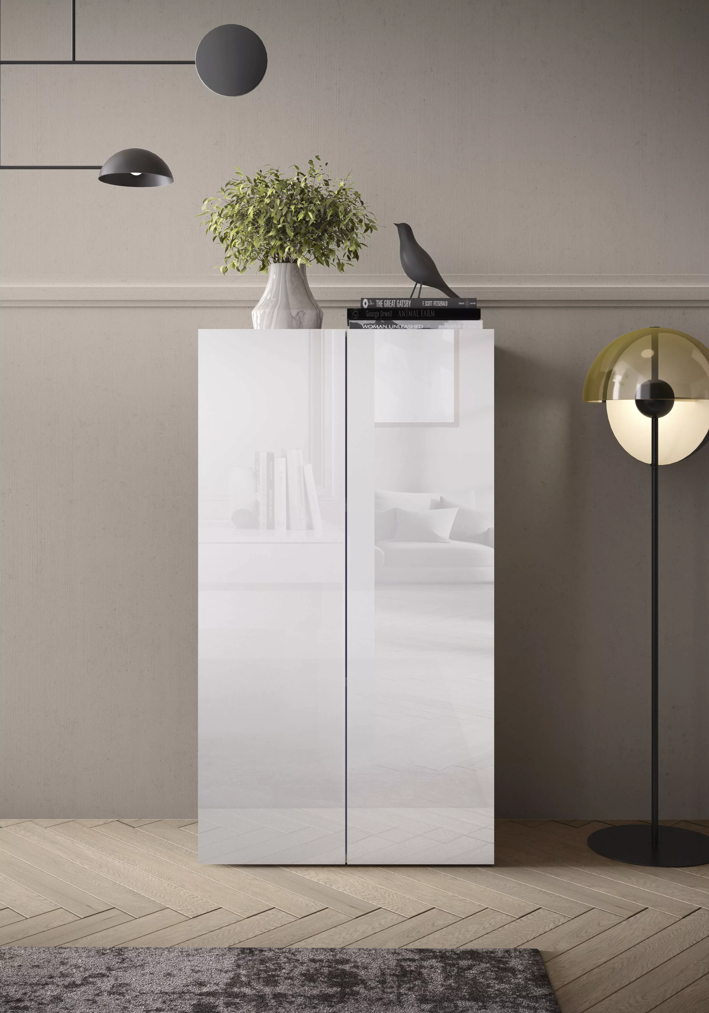 INOSIGN Aktenschrank "Basic, Mehrzweckschrank mit 2 Türen (innen 2 Einlegeb günstig online kaufen