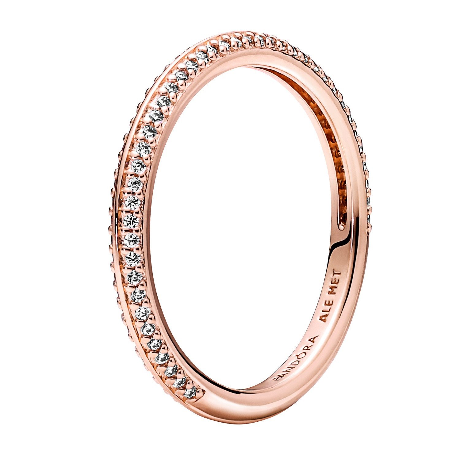 Pandora Fingerring Roségoldfarben Pavé günstig online kaufen