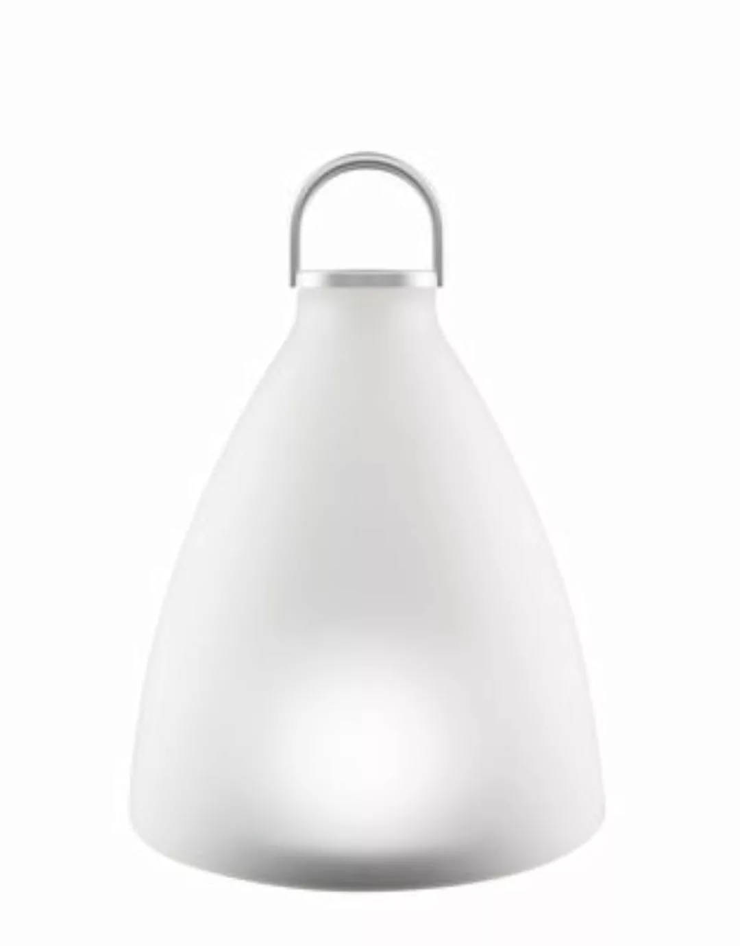 Outdoor-Solarlampe Sunlight Bell Small glas weiß / LED - kabellos - Glas - günstig online kaufen