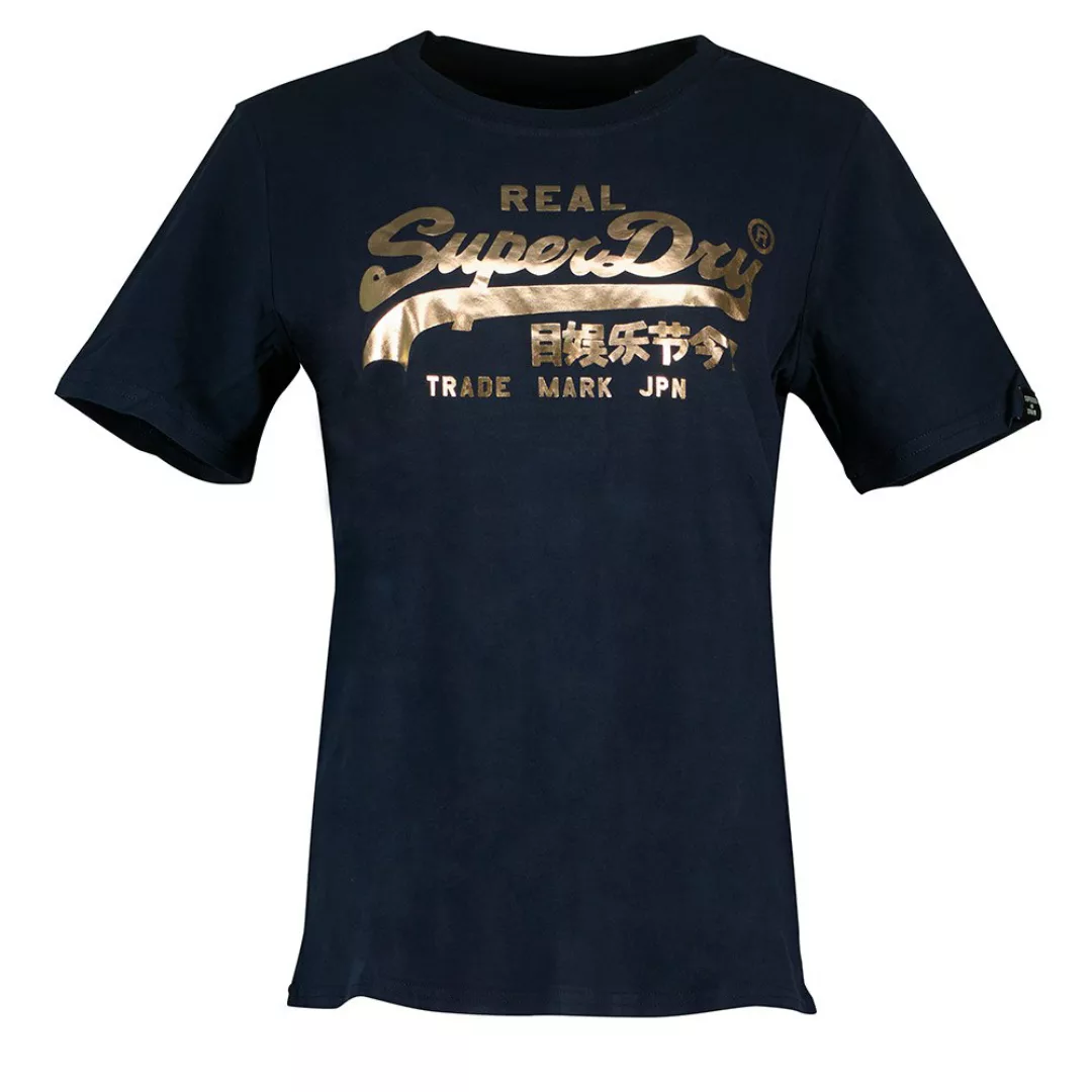 Superdry Vintage Logo Boho Sparkle Kurzarm T-shirt L Rich Deep Burgundy günstig online kaufen